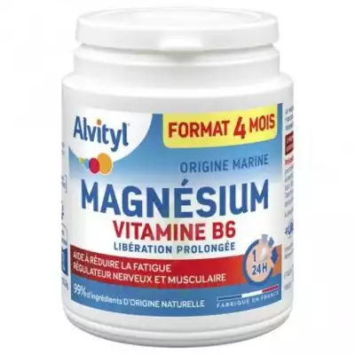 Alvityl Magnésium Vitamine B6 Libération Prolongée Comprimés Lp Pot/120 à GRAULHET